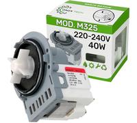 Pompe Vidange Lave Linge 40W C00312432 C00144997 pour Ariston pour Indesit | 480181701068 pour Whirlpool 50245289009 pour AEG Modèle M325 - Garantie de 5 Ans - ONIX TECH