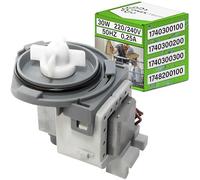 Pompe Vidange pour Lave Vaisselle 30W 220/240V 50Hz 0,25A avec Code Original 1740300100 1740300200 1740300300 1748200100 pour Beko - Garantie de 5 Ans - ONIX TECH
