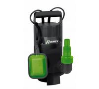Ribimex Pompe vide-cave eaux chargées PRPVC400C – 400 W avec interrupteur flotteur