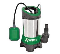 Ribimex Pompe vide cave eaux chargées 750 W inox base plastique + flotteur