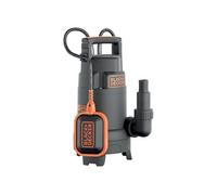 Pompe Vide Cave Eaux Usées 750W - Pompe Immergée Flotteur Intégré Eaux Claires / Eaux Sales Débit 13000 l/h Black+Decker