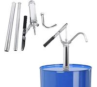 Pompe Vide-fût à Entraînement Manuel pour Vider, Pomper ou Transvaser Huile, Essence ou Gasoil d’un Fût, 20 L/min
