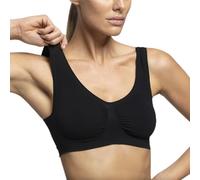 POMPEA Brass. SL Seamless Soutien-Gorge, Noir, L/XL Femme