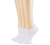 POMPEA Cotton Socquettes, Bianco (Bianco 0024), S/M (35/38) (Lot de 3) Femme