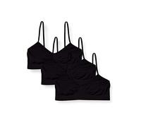 POMPEA Brassiere Feel Soutien-Gorge, Nero, S/M (Lot de 3) Femme