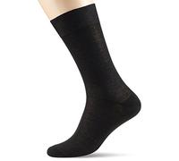 POMPEA Scozia Chaussettes, Noir, 42-43 Corto (Lot de 6) Homme