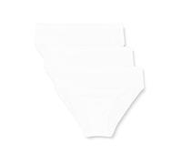 POMPEA Slip Feel Touch X3 Vêtements de Corps de Sport, Blanc, S/M (Lot de 3) Femmes