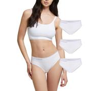 POMPEA Slip S.Cotton sous-vêtement, Blanc, XXL Femmes