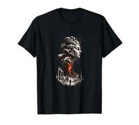 Pompéi Destruction Vésuve Rome Philosophique Ancienne T-Shirt Graphique avec Valeur