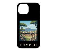 Pompéi Italie Ruines Romaines Anciennes Volcan Graphique Coque pour iPhone 15