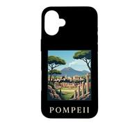Pompéi Italie Ruines Romaines Anciennes Volcan Graphique Coque pour iPhone 16 Plus