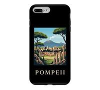 Pompéi Italie Ruines Romaines Anciennes Volcan Graphique Coque pour iPhone 7 Plus/8 Plus