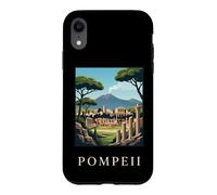 Pompéi Italie Ruines Romaines Anciennes Volcan Graphique Coque pour iPhone XR