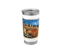 Pompéi, souvenir de voyage. Idée cadeau, #LeoPepeDesign. Gobelet isotherme en acier inoxydable double paroi