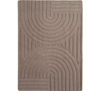 Pompei Uda tapis poils ras rectangle 140x200cm beige