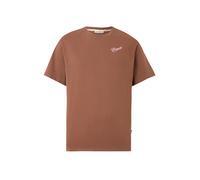 POMPEII T-Shirt 'IMPOSTOR SYNDROME' marron / rose, Taille S