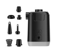 Pompes à air électriques avec lumière de camping rechargeables, petites pompes à matelas à remplir rapidement, dégonfleur portable, petit matelas