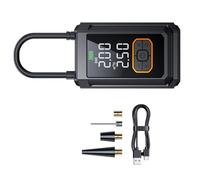 Pompes à air électriques portables 150 psi, gonfleur de pneu rechargeable avec affichage numérique pour voiture, moto, vélo, ballon, lampe de poche, batterie rechargeable pour accès à la voiture