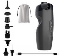 Pompes à air électriques sans Fil, gonfleur électrique Portable d'extérieur, Pompe de dégonflage Rechargeable à gonflage Rapide pour équipement de Camping, Paddle, Piscine, Jouet, Pneu