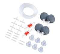 Pompes à air en pierre à bulles pour aquariums, aquariums, amateurs d'eau, tubes de ligne aérienne