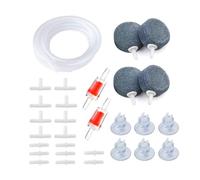 Pompes à air en pierre à bulles pour aquariums, aquariums, amateurs d'eau, tubes de ligne aérienne