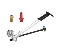 Pompes à air haute pression 400 psi en aluminium équipées d'amortisseurs, outils de gonflage pour fourche de suspension de vélo, pompes à fourche de suspension avec manomètres