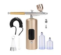 Pompes à air haute pression ergonomiques 7,4 V Pulvérisateur à main pour peinture artistique beauté avec accessoires complets multi-buses Kit aérographe pour beauté et beauté