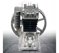 Pompes à compresseur d'air Tête de moteur avec amortisseur acoustique Piston lubrifié à l'huile à deux cylindres Compresseur d'air Tête Pompes Compresseur à piston Pompe à double cylindre Air Tool