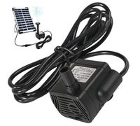 Pompes à eau solaire, DC 22V-24V 3W mini pompes de fontaine solaire, 300 L