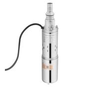 Pompes à eau submersibles solaires, 24V DC 200W Pompe submersible de puits profond, Pompe à pression Profondeur d'immersion Max 30m pour le ménage industriel et l'agriculture