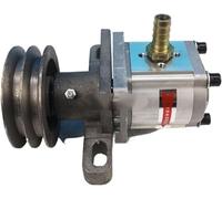 Pompes à eaux usées/effluents 306/310/314/316/320/325, pompe engrenages hydraulique simple gorge et double(Grey)