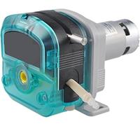 Pompes à eaux usées/effluents de type L, pompe péristaltique haut débit, moteur CC 12 V/24 V, transmission par engrenages, auto-amorçante for le transfert liquides(KKDD-24B17L A)