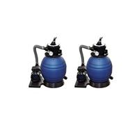 Pompes à filtre à sable 2 pcs 400 W 11000 l/h