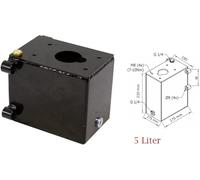 Pompes à main hydrauliques à action simple et double action 12-25 - 45 cc, réservoir d'huile 3-5 litres (réservoir d'huile 5 lt)