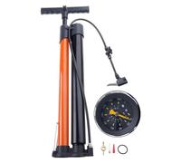 Pompes à Pied pour vélos avec manomètre, gonfleur de vélo Haute Pression, Pompes à pneus manuelles, Accessoires de Cyclisme, gonfleur Debout