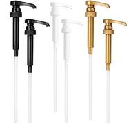 Pompes à sirop,Pompe Distributeur de sirop de café,distributeurs de sirop,Avec amovible,pour Bouteilles de 750 ML pour sirops,6pcs