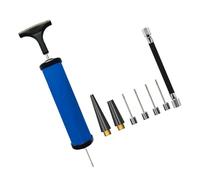 Pompes à sphère de sport - Gonfleur à main avec buse aiguille et tuyau d'extension pour football, volley-ball, ballons de sport