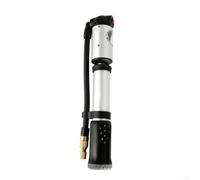 Pompes à vélo, alliage 300 PSI pour mini pompe à main, mode Hi-V Hi-P à deux étapes avec purgeur de pression, jauge précise de 2,5 cm pour gonflage de pneus de vélo de route, gonfleur d'air portable