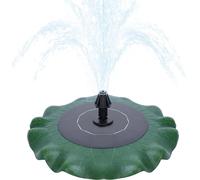Pompes de bassin Pompe de bassin solaire Fontaine 1,4W Pompe solaire avec plusieurs options de mode Fontaine solaire Fontaine de jardin Jardin Extérieur Type G Forme de lotus CEEDIR