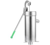 Pompes de puits ergonomiques manuelles avec poignée rotative à 360 °, économe en énergie pour un approvisionnement efficace en eau de jardin, pichet en acier inoxydable pour l'entretien du jardin