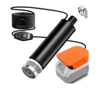 Pompes de transfert d'eau sans fil avec câble de 5 m, moteur 4500 tr/min, pour batteries de 20 V à usage multiple sans fil