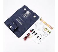 Pompes du Lave-Glace Auto, universel 12V Pompe de lave-glace Kit,1 Pièces Outil de sac de pompe de lave-glace de pare-brise avec le commutateur de bouton de jet pour des voitures classiques