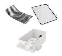 Pompes immersibles automatiques de 750 GPH avec filtre amovible transparent pour systèmes de drainage de l'eau portables avec filtre amovible