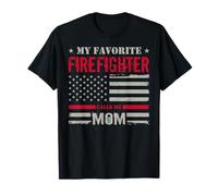 Pompier Calls Me Mom Camion de Pompiers Pompiers Sauveteur T-Shirt