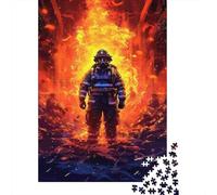 Pompier dans Blaze Puzzle 1000 Pièces Adultes intéressant Puzzles 1000 Pièce Durable Jeux De Puzzle Cadeau 52x38cm/1000pcs