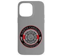 Pompier de Caroline du Nord, Service d'incendie de Caroline du Nord, Ligne Rouge Mince Coque pour iPhone 14 Pro Max