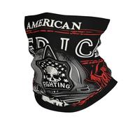 Pompier Drapeau Américain Crâne De Pompier Noir Homme Femme Cache Cou Respirant Bandana Séchage Rapide Bandeau pour Hiver Pêche Ski Randonnée