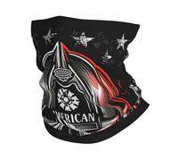 Pompier, Drapeau Américain, Crâne Noir Unisexe Foulard Léger Snood Respirant Tour De Cou pour Vélo Cyclisme Golf Course À Pied