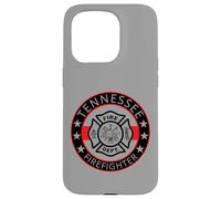 Pompier du Tennessee Service d'incendie du Tennessee, Fine Ligne Rouge Coque pour iPhone 15 Pro