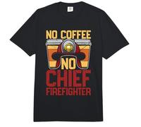 Pompier en Chef Amateur de café, Pas de Service d'incendie Comfort Colors Adult Heavyweight T-Shirt